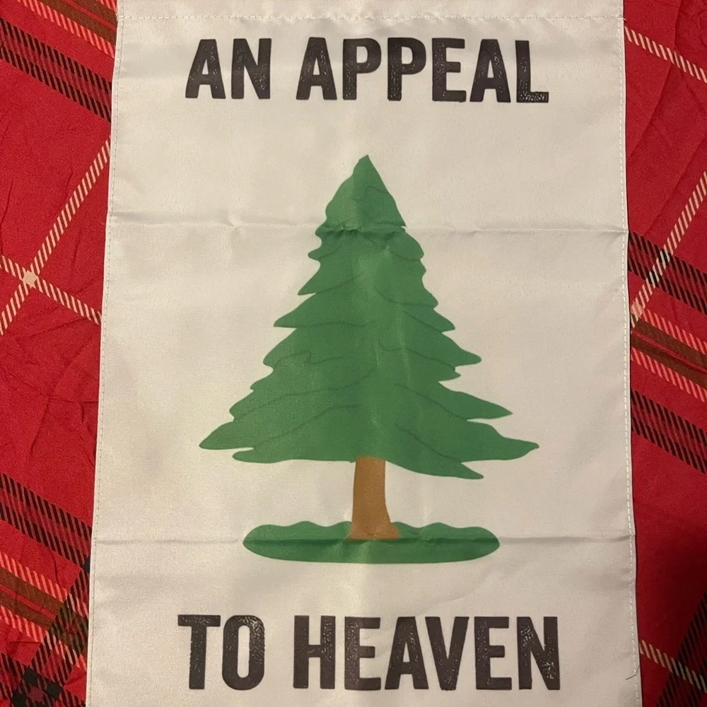 Garden Flag with 'An Appeal to Heaven' Text - Picture 1 of 1